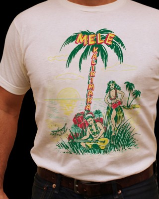 Charming coconut tree style T-shirt HF2114-02-02